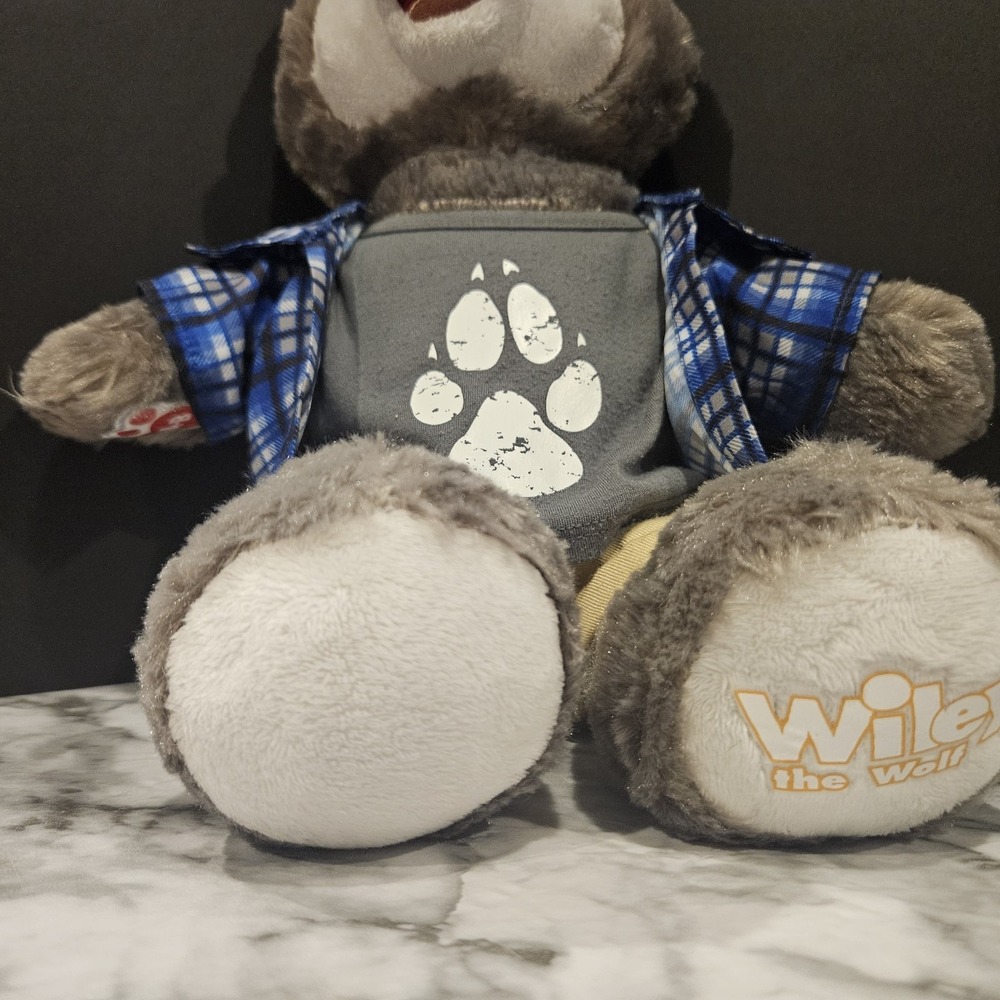 Great Wolf Lodge Wiley Wolf Plush Lot Build A Bear+Outfit + Fiesta Squish Plush - Picture 10 of 15
